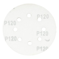 Шлифлист круглый самосцепляющийся 5 шт, 125 мм, Р120 Gepard GP5001-120