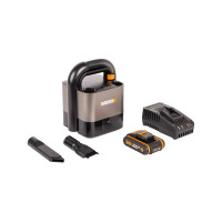 Аккумуляторный пылесос WORX 20В, 2Ач х1, ЗУ, коробка WX030
