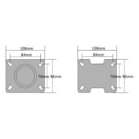 Платформенная тележка со складной ручкой А5 PHC400 нагрузка 400 кг, площадка 600x900 мм 1006387