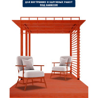 Эмаль для пола OLECOLOR алкидно-уретановая, быстросохнущая (6 часов), красно-коричневый 4300007477