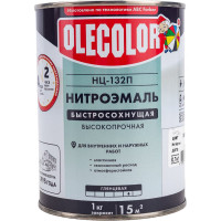 Эмаль OLECOLOR НЦ-132П зеленый, 0.7 кг 4100000057