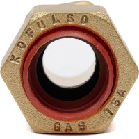 Муфта KOFULSO "труба-наружн. резьба"(папа) газ BCG15