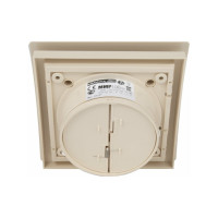 Вытяжной бесшумный вентилятор для ванной MMOTORS JSC ММР 100 пластик золото, тонкий 0733