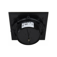 Вытяжной бесшумный вентилятор для ванной MMOTORS JSC ММР 100 стекло черный глянец, тонкий 0788