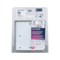 Вытяжной бесшумный вентилятор для ванной MMOTORS JSC ММР 100 стекло под плитку, тонкий 0757