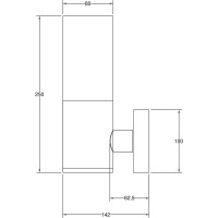 Настенный светильник (бра) MAYTONI Willis O418WL-01B