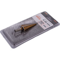 Сверло ступенчатое 4-20 мм FASTER TOOLS 6647