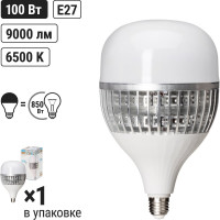 Светодиодная лампа TDM ELECTRIC T-100 Вт-230 В-6500 К–E27 150x253 мм НАРОДНАЯ SQ0340-1588