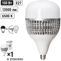 Лампа светодиодная T-150 Вт-230 В-6500 К–E27 170x295 мм НАРОДНАЯ TDM ELECTRIC SQ0340-1641