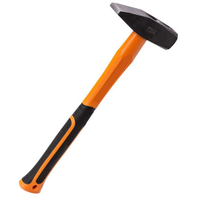 Слесарный молоток TDM ELECTRIC 800 гр, кованый, с усиленной прорезиненной фибергласовой рукояткой Алмаз SQ1036-0115