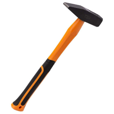 Молоток строительный (слесарный) TDM ELECTRIC 500 гр, кованый, с усиленной прорезиненной фиберглассовой рукояткой "Алмаз" SQ1036-0113