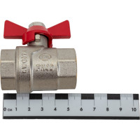 Кран шаровой KROMWELL (ручка-бабочка) 3/4" внутренняя - внутренняя резьба EU.YT1284040 34_k