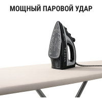 Утюг TDM ELECTRIC Меркурий 2, 2300 Вт, керамика, вертикальное отпаривание, антинакипь, антикапля, самоочистка SQ4010-0002