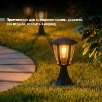 Светильник уличный TDM ELECTRIC "СИТИ" шестигранник напольный черный SQ0330-1309