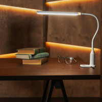 Светильник настольный светодиодный на струбцине TLD-572 White/LED/500Lm/4500K/Dimmer Uniel UL-00008663