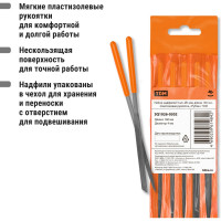 Набор надфилей (напильников) TDM ELECTRIC 5 шт, Ø4 мм, длина 160 мм, пластиковая рукоятка, серия Рубин SQ1026-0302