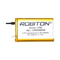 Аккумулятор Robiton LP855080UN 3.7В 4100мАч без защиты PK1 18692
