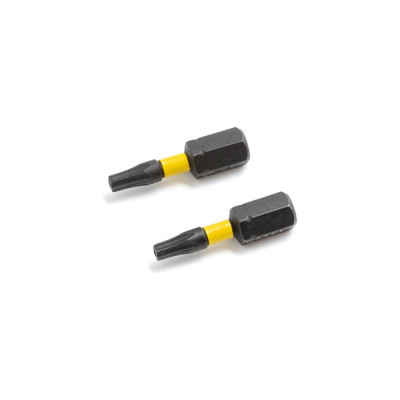 Бита ударная Дело Техники 1/4", Т27 × 25 мм с отверстием, 2шт. 794702