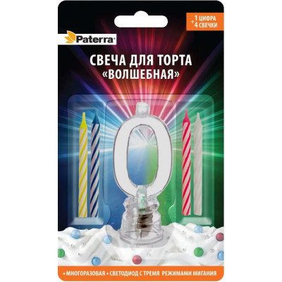 Paterra Свеча для торта 