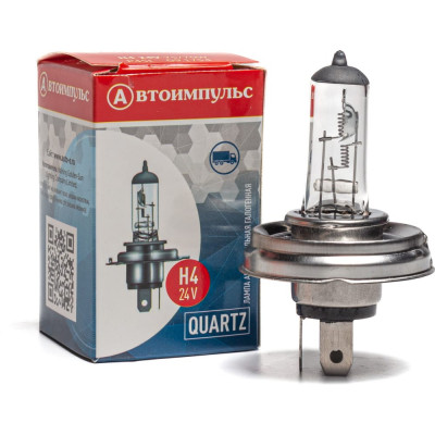 Галогенная автолампа Autoimpuls QUARTZ H4 24-75/70 (45ц)