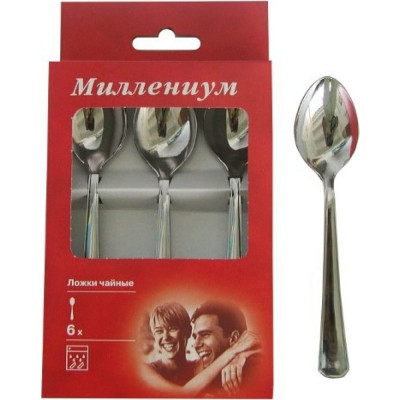 Труд-Вача Набор Миллениум чайных ложек 6пр С254/3
