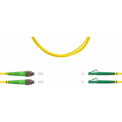 Двойной оптический патч-корд FOPS DX-LC/APC-FC/APC-9/125-2.0-LSZH-3m 137