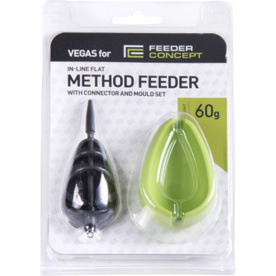 Фидерная кормушка FEEDER CONCEPT FC Vegas Flat METHOD 7009-061