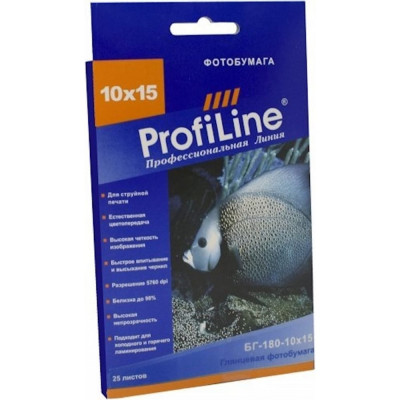 Глянцевая фотобумага ProfiLine PL_GP_180_10x15_25