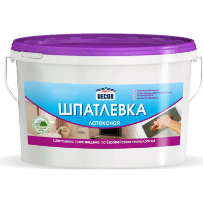 Aquadecor Шпатлевка латексная 3 кг 4шт УТ-00001208