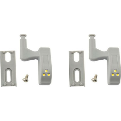 Uniel Светильник светодиодный пушлайт на петлю в кухонный шкаф ULK-C02 23A GREY SET2 UL-00008933
