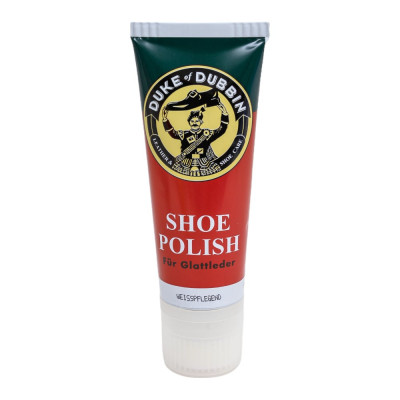 Duke of Dubbin Duke Shoe Polish Крем для ухода за гладкой кожей / белый/ 75 мл. 3963 025