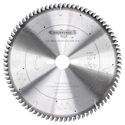 Golden Eagle Пила дисковая HW основная 250x30x3,2/2,2 z80 TR-F GE TL00000060