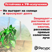 Армированная пленка Ресурс 60 г/м2, 2х25 м 25530