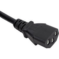 Кабель питания ExeGate Special PC-5S Евровилка Schuko- C13/0.75mm2, CCA, черный, 5м 280998