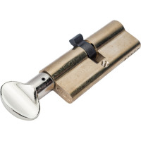 Цилиндровый механизм с вертушкой KALE KILIT 164 BM/80 (35+10+35) мм, латунь, 5 кл. 1041