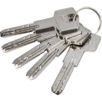 Цилиндровый механизм с вертушкой KALE KILIT 164 BM/80 (35+10+35) мм, латунь, 5 кл. 1041