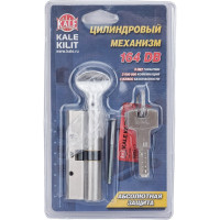 Цилиндровый механизм с вертушкой KALE KILIT 164 DBM-E/80 (35+10+35) мм, никель, 5 кл. 26559