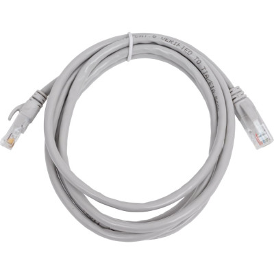 Патч-корд ExeGate UTP-RJ45-RJ45-C6-2M-GY, UTP, cat.6, 2м, серый 272313