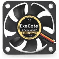 Вентилятор ExeGate ExtraPower EP05010S3P, 50x50x10 мм, Sleeve bearing подшипник скольжения, 3pin 283367