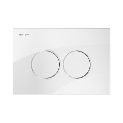 Клавиша для инсталляции AM.PM ProC L пластик, белый глянцевый I070101