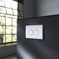 Клавиша для инсталляции AM.PM ProC L пластик, белый глянцевый I070101