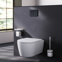 Клавиша для инсталляции AM.PM ProC L пластик, черный матовый I070138