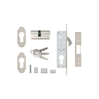 Врезной узкопрофильный цилиндровый замок KALE KILIT 201 (20 мм), никель, 3 ключа 1093