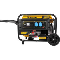 Генератор Champion GG3200EW (3,2/3,5кВт OHV 7,5лс 15л 48кг эл.старт колеса)