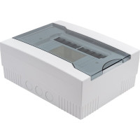 Бокс с прозрачной крышкой ЩРН-П-8 для наружной уст.8-и модульных устройств (30шт) Lezard NEW 730-2000-008 NEW