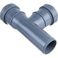 Тройник ООО МультиМирПласт 32/32/87.5 серый ТРК ВК 32/32/87.5