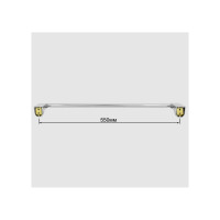 Полотенцедержатель Solinne Mirror одинарный хром B-82709 1402.234