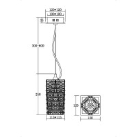Подвесной светильник MAYTONI Coil 3 LED MOD124PL-L3CH3K