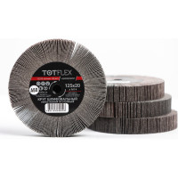 Круг лепестковый радиальный универсальный 125x20 мм, М14, Р80 Totflex 4631163848046