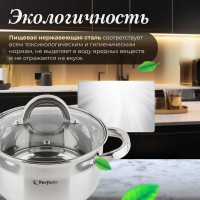 Кастрюля PERFECTO LINEA Starcook из нержавеющей стали 3.2 л 50-520115